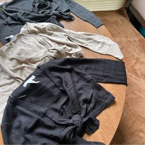 Crop tie sweater bundle 114